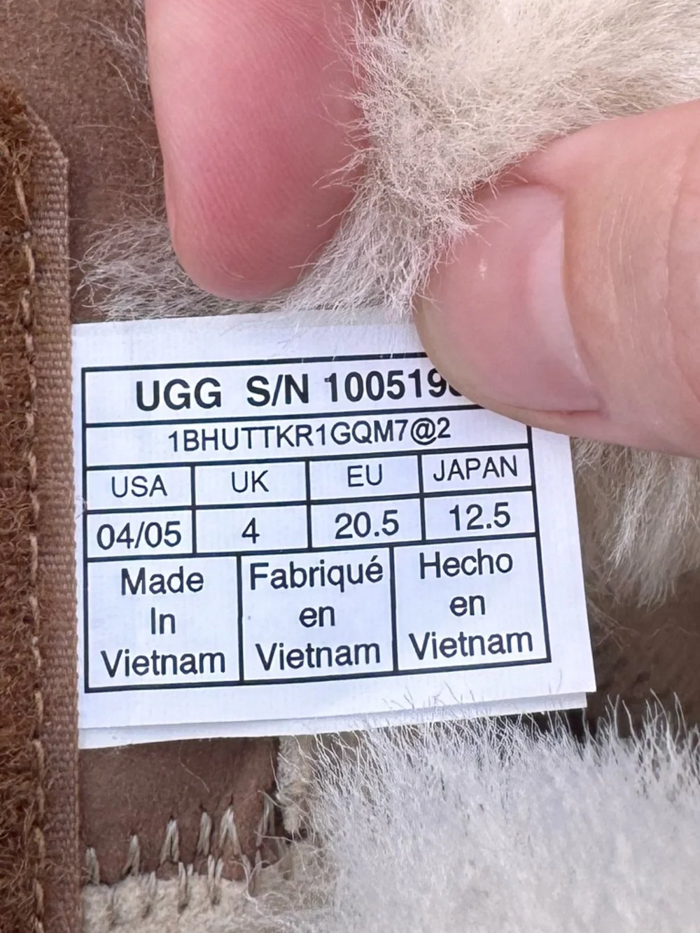 UGG Kids Chestnut Sheepskin Booties - Soft Lined Baby Boot